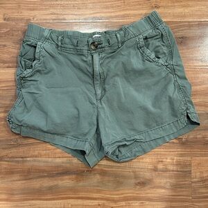 Sonoma Women's Casual Green Shorts